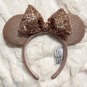 BRIOR ROSE GOLD MINNIE EARS HEADBAND